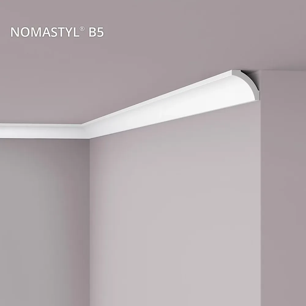 Noel & Marquet Corniche NMC NOMASTYL B5 Moulure décorative Corniche de plafond- Moulure Et Rosace De Plafond