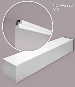 Noel & Marquet Corniche NMC ST2-box NOMASTYL 1 carton 68 pièces Moulure décorative- Moulure Et Rosace De Plafond