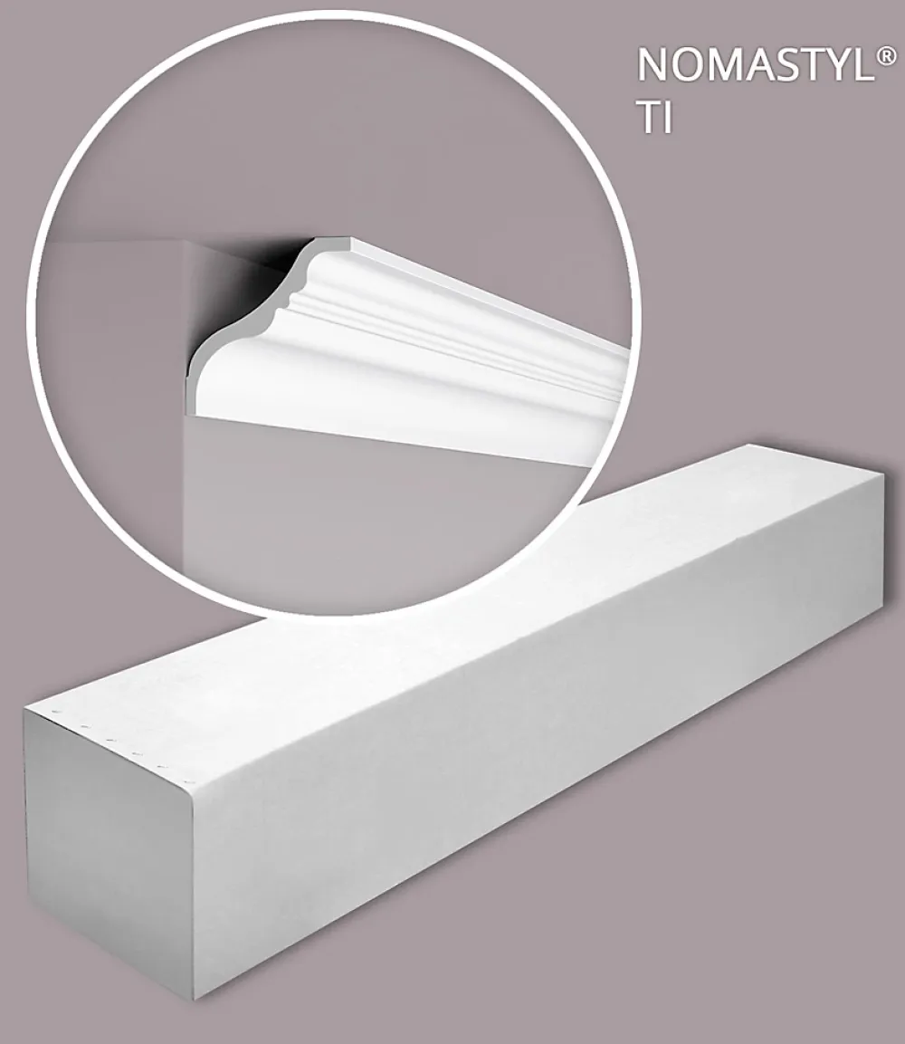 Noel & Marquet Corniche NMC TI-box-10 NOMASTYL 1 carton 10 pièces Moulure décorative- Moulure Et Rosace De Plafond