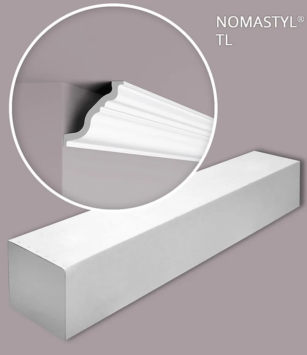 Noel & Marquet Corniche NMC TL-box NOMASTYL 1 carton 18 pièces Moulure décorative- Moulure Et Rosace De Plafond