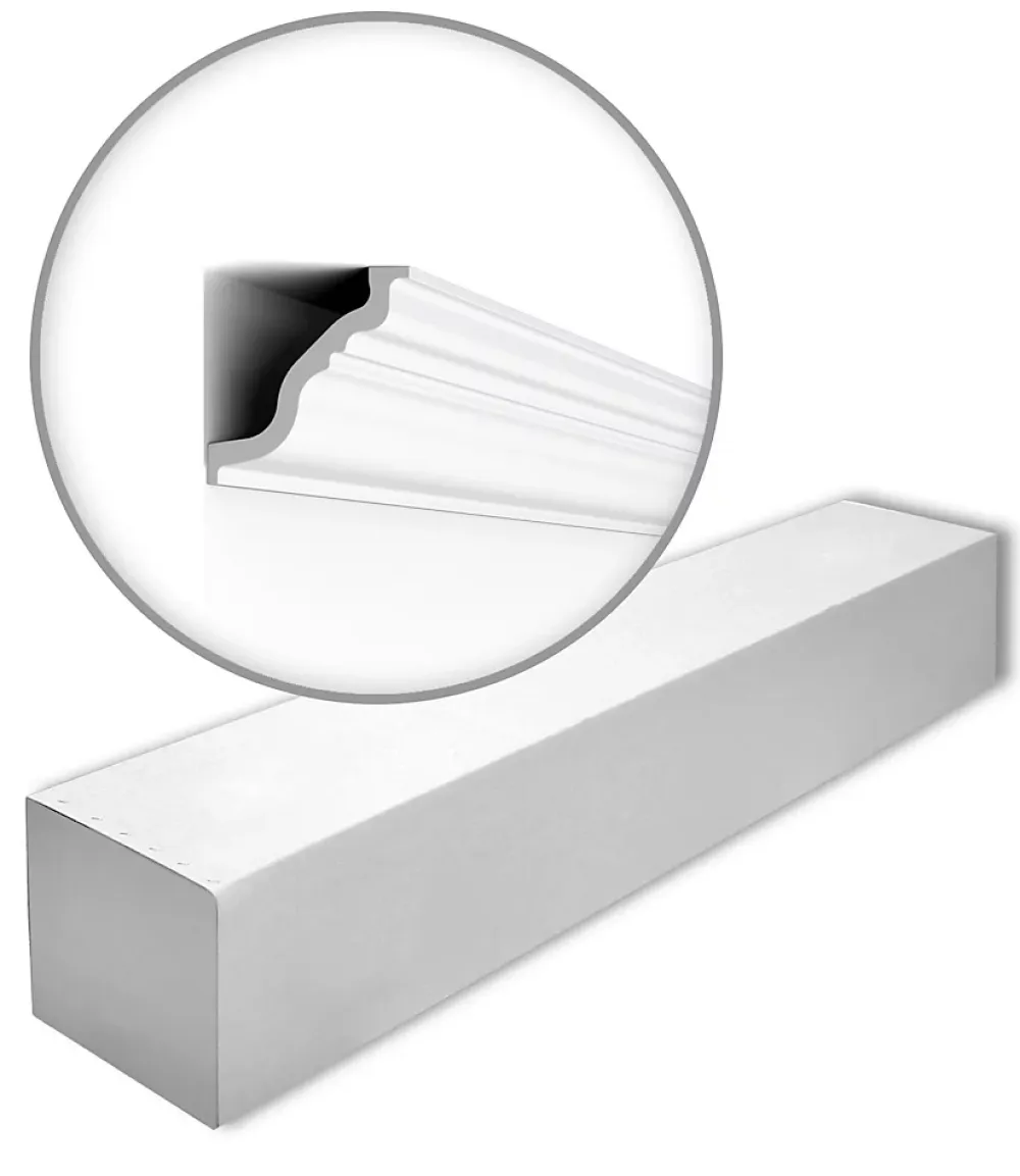 Noel & Marquet Corniche NMC TL-box-10 NOMASTYL 1 carton 10 pièces Moulure décorative- Moulure Et Rosace De Plafond