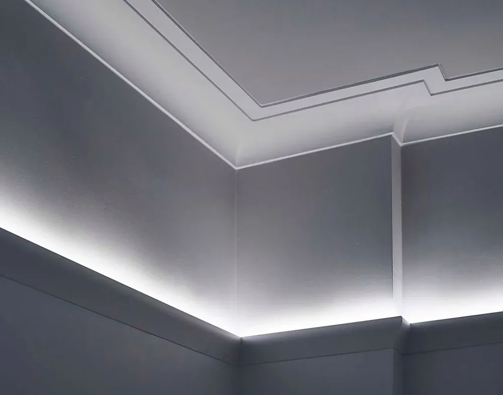 Noel & Marquet Moulure Et Rosace De Plafond<Corniche NMC WALLSTYL IL3 Moulure décorative Corniche de plafond Éclairage indirect
