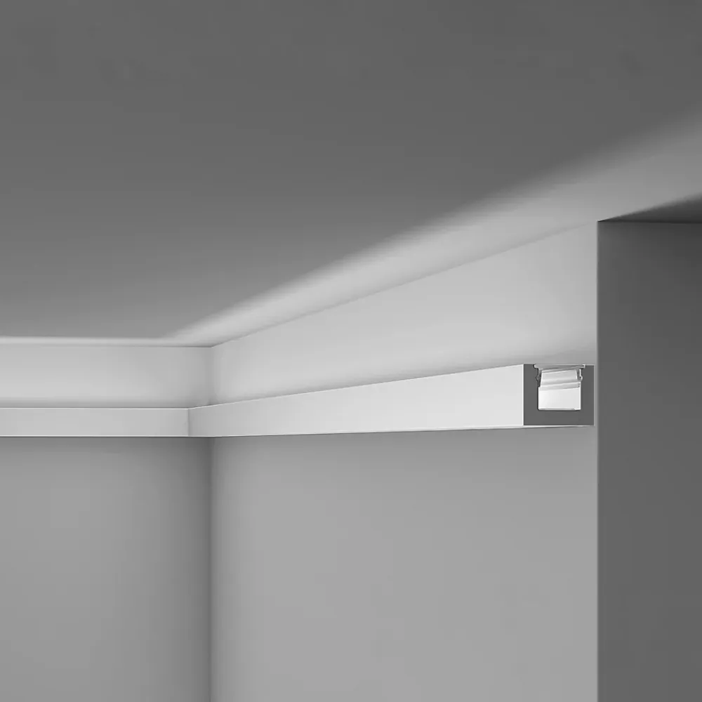 Noel & Marquet Corniche NMC WALLSTYL IL12 Moulure décorative Corniche de plafond Éclairage indirect- Moulure Et Rosace De Plafond