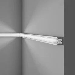 Noel & Marquet Corniche NMC WALLSTYL IL12 Moulure décorative Corniche de plafond Éclairage indirect- Moulure Et Rosace De Plafond