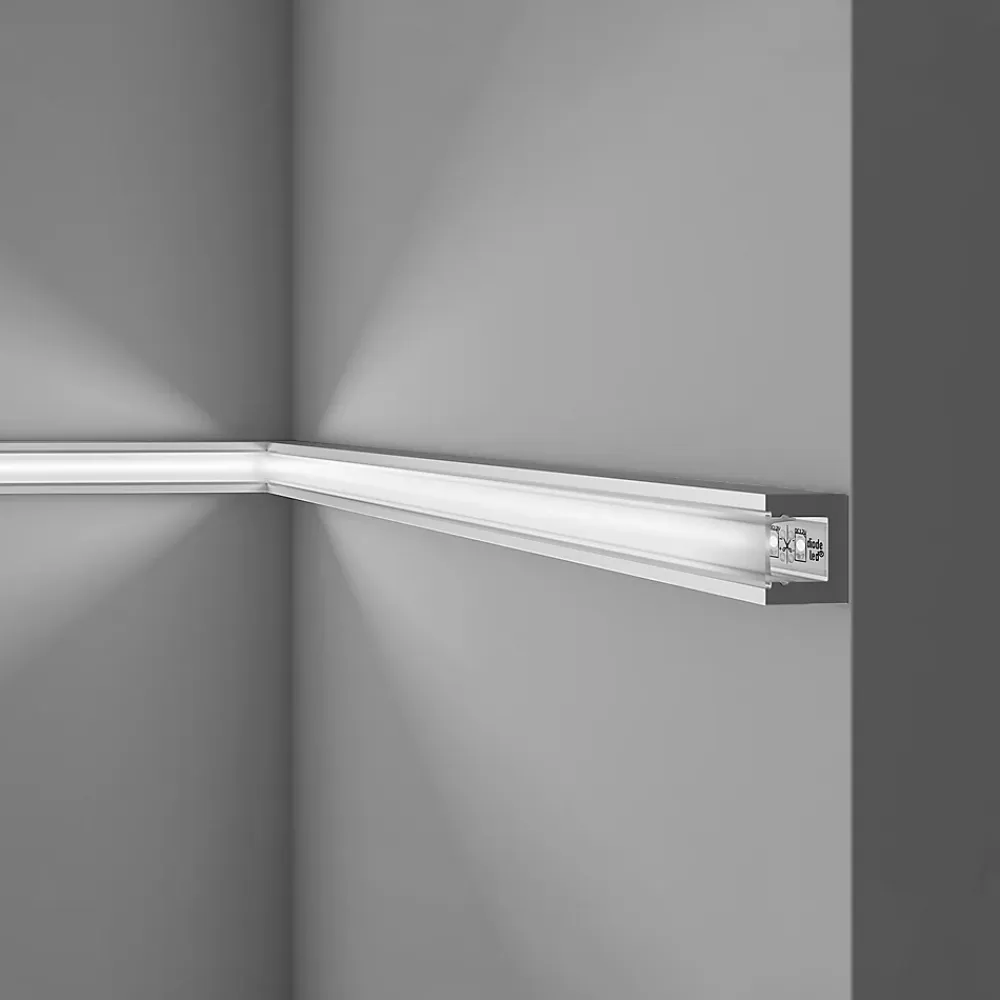 Noel & Marquet Corniche NMC WALLSTYL IL12 Moulure décorative Corniche de plafond Éclairage indirect- Moulure Et Rosace De Plafond