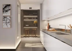 Noel & Marquet Corniche NMC WALLSTYL IL12 BLACK Moulure décorative Cimaise Éclairage indirect- Moulure Et Rosace De Plafond