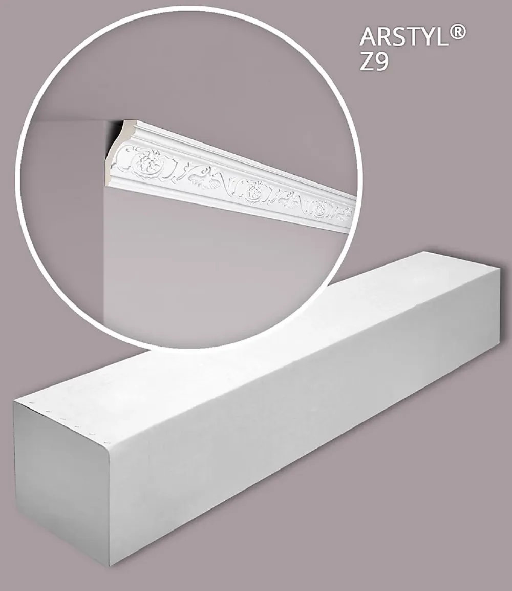 Noel & Marquet Corniche NMC Z9-box ARSTYL 1 carton 26 pièces Moulure décorative- Moulure Et Rosace De Plafond