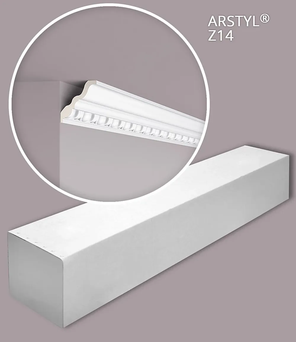 Noel & Marquet Corniche NMC Z14-box ARSTYL 1 carton 30 pièces Moulure décorative- Moulure Et Rosace De Plafond