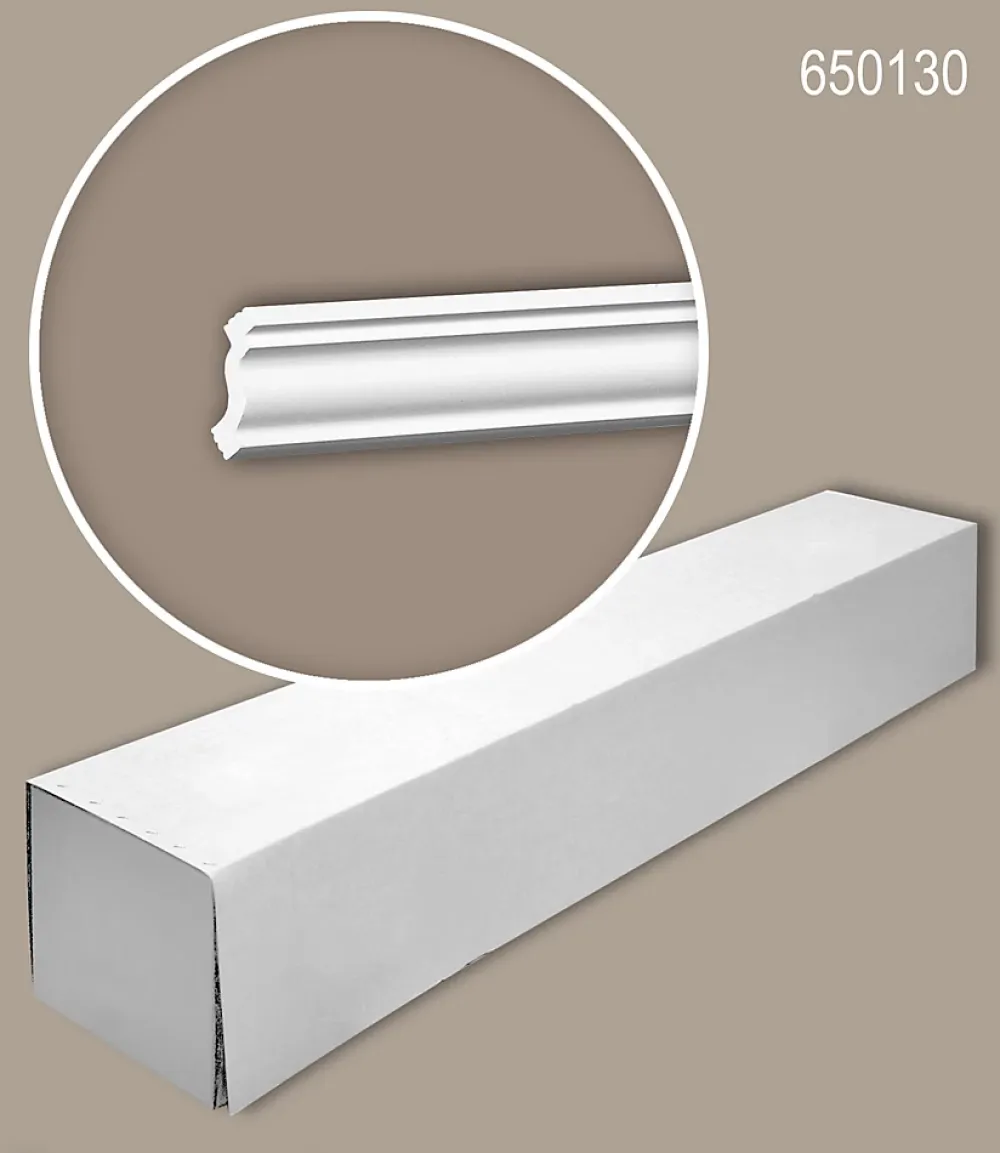 Profhome Corniche 650130 1 carton 10 pièces Moulure décorative- Moulure Et Rosace De Plafond