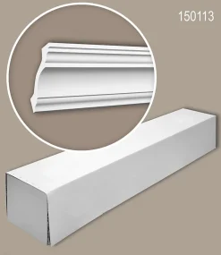 Profhome Moulure Et Rosace De Plafond<Corniche 150113 1 carton 16 pièces Moulure décorative