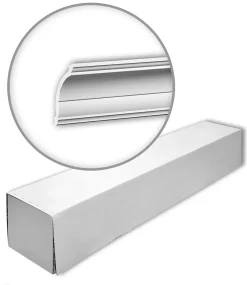 Profhome Corniche 650101 1 carton 14 pièces Moulure décorative- Moulure Et Rosace De Plafond
