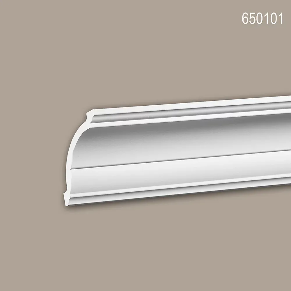 Profhome Corniche 650101 1 carton 14 pièces Moulure décorative- Moulure Et Rosace De Plafond