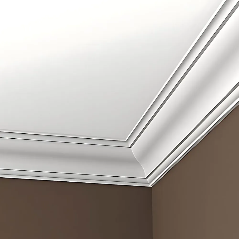 Profhome Corniche 150133 1 carton 6 pièces Moulure décorative- Moulure Et Rosace De Plafond