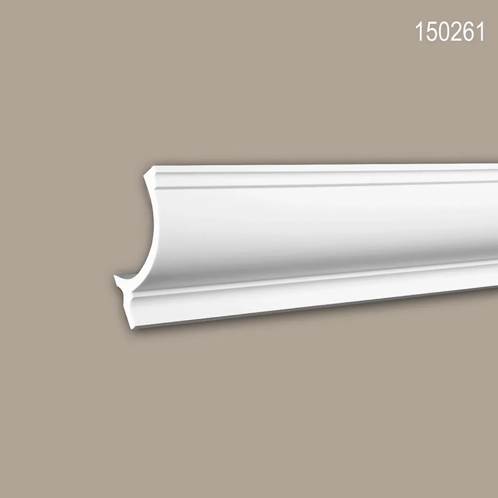Profhome Corniche 150261 1 carton 6 pièces Moulure décorative- Moulure Et Rosace De Plafond