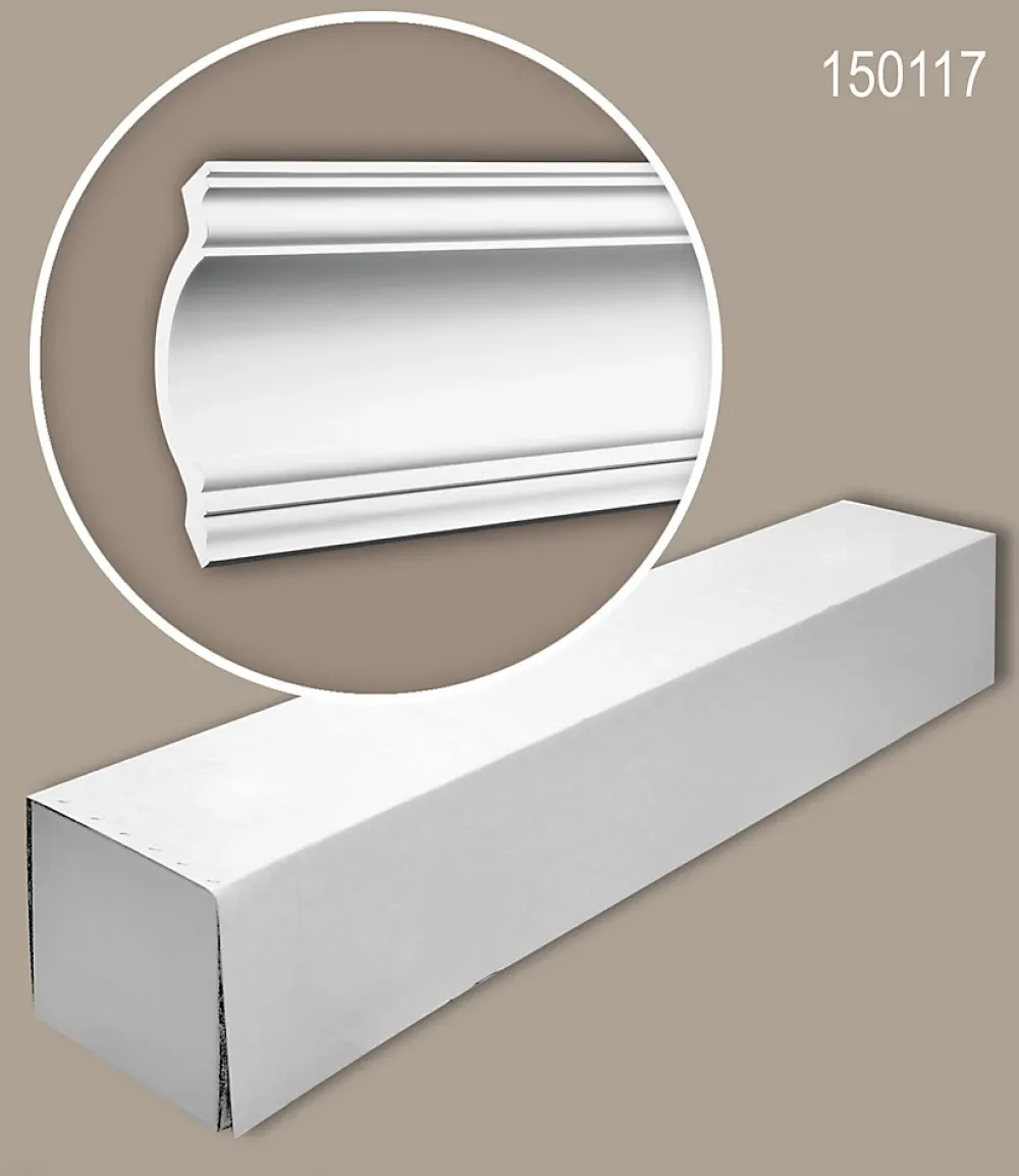 Profhome Moulure Et Rosace De Plafond<Corniche 150117 1 carton 8 pièces Moulure décorative
