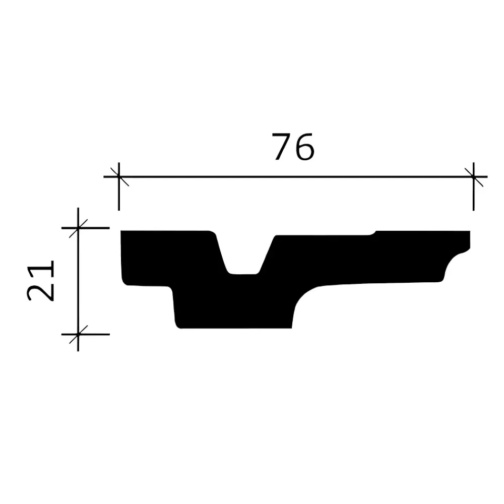 Profhome Corniche 150266 Moulure décorative- Moulure Et Rosace De Plafond