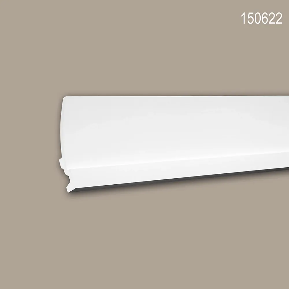Profhome Corniche 150622 Moulure décorative Éclairage indirect- Moulure Et Rosace De Plafond