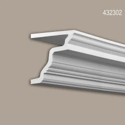 Profhome Moulure Et Rosace De Plafond<Corniche 432302 Profil de façade Moulure décorative Moulure décorative