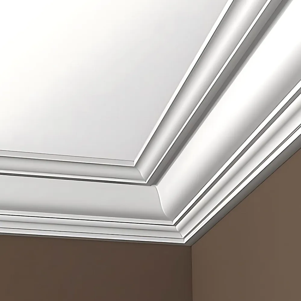 Profhome Corniche 150134F Moulure décorative flexible- Moulure Et Rosace De Plafond