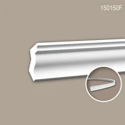 Profhome Corniche 150150F Moulure décorative flexible- Moulure Et Rosace De Plafond