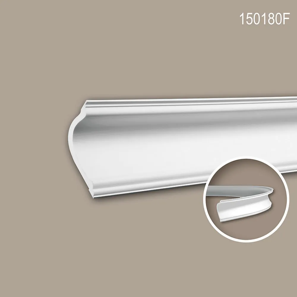 Profhome Moulure Et Rosace De Plafond<Corniche 150180F Moulure décorative flexible