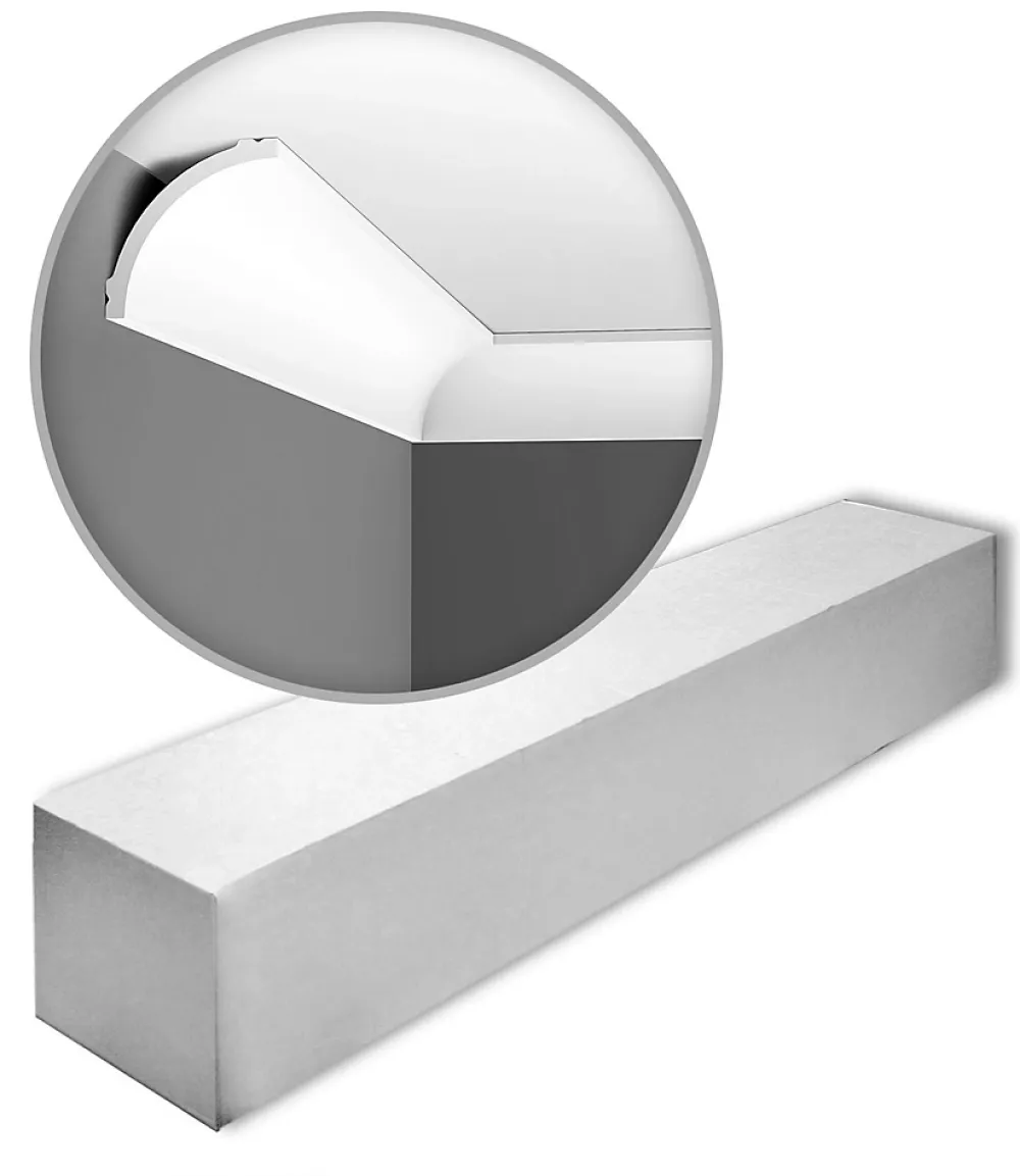 Orac Decor Corniches CB524N-box-10 BASIXX 1 carton 10 pièces Moulures décoratives- Moulure Et Rosace De Plafond