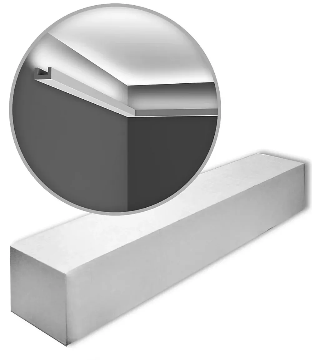 Orac Decor Moulure Et Rosace De Plafond<Corniches CX190-box AXXENT U-PROFILE 1 carton 4 pièces Moulures décoratives