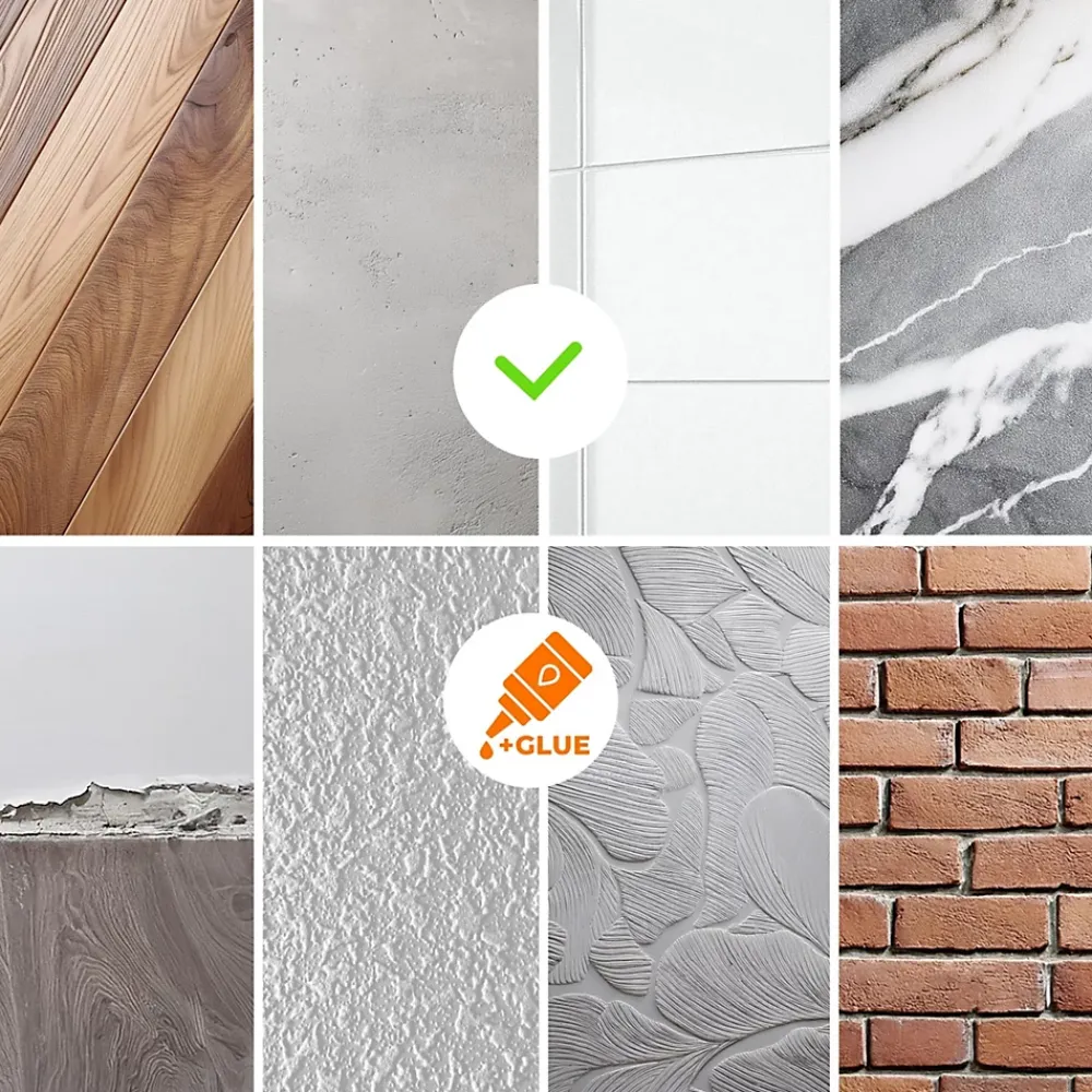 Quest Corniere PVC 40x40mm - Profil d angle souple de protection, 150 cm, marron- Plinthe Pour Sol En Vinyle Et Pvc