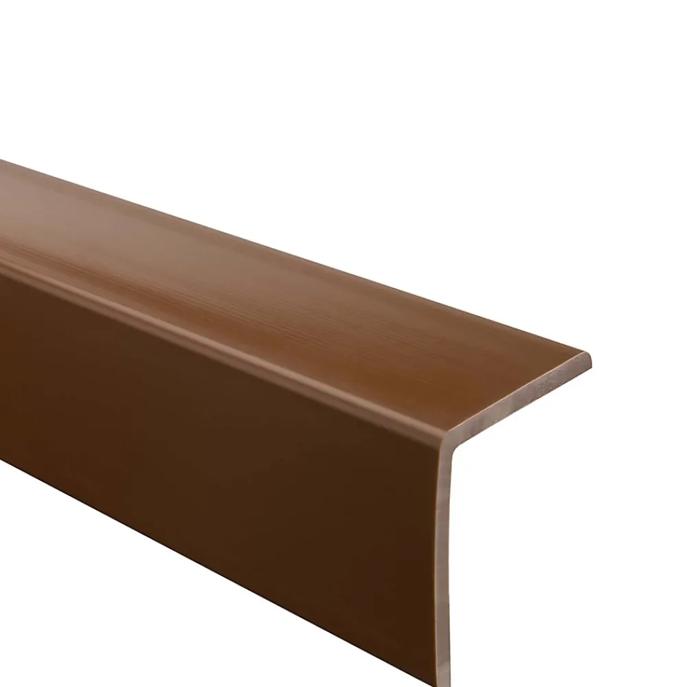 Quest Plinthe Pour Sol En Vinyle Et Pvc<Corniere PVC 40x40mm - Profil d angle souple de protection, 200 cm, marron