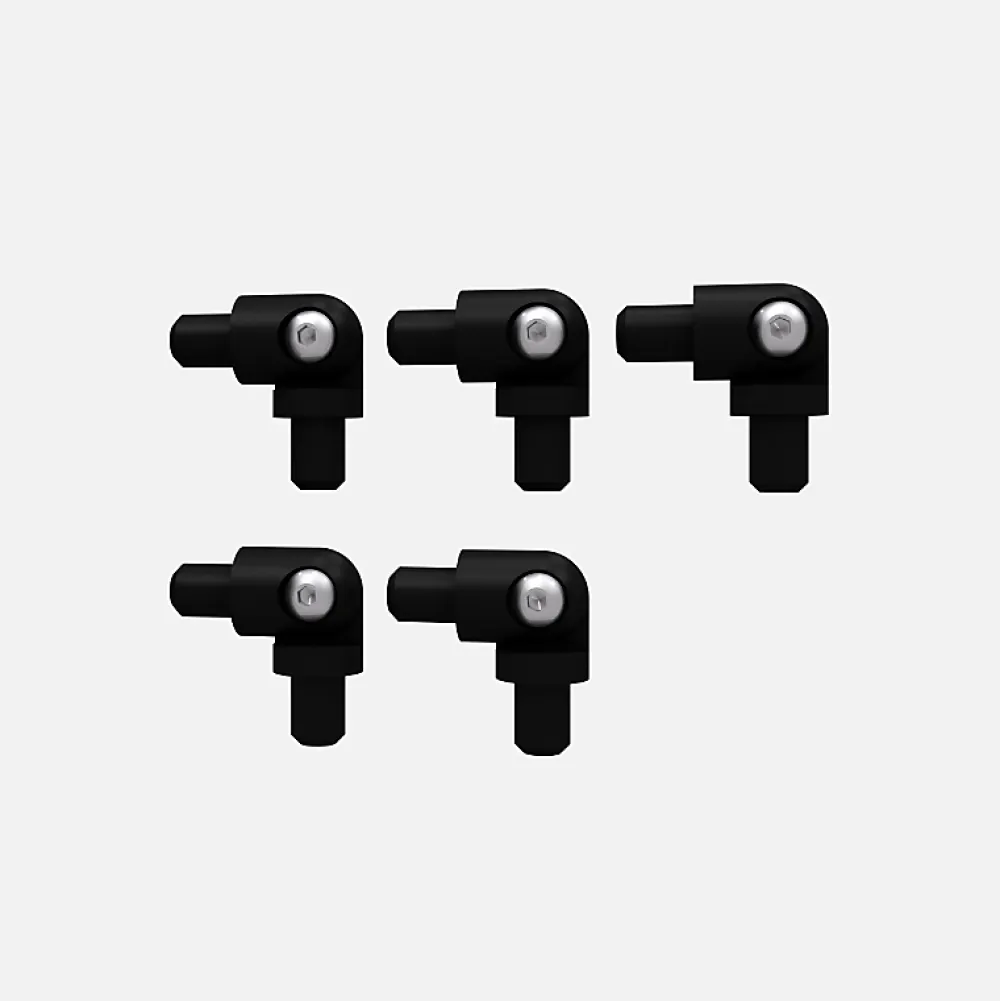 Kordo Coudes de jonction de tubes lot de 5,- Accessoire D'Escalier
