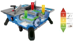 Mejix Coupe carrelage Peugeot 180-ASP 750W Ø180mm- Outils Du Carreleur