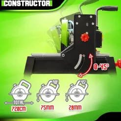 Constructor Coupe carrelages radial 800 W - 200mm - Longueur de coupe max 720mm -- Outils Du Carreleur