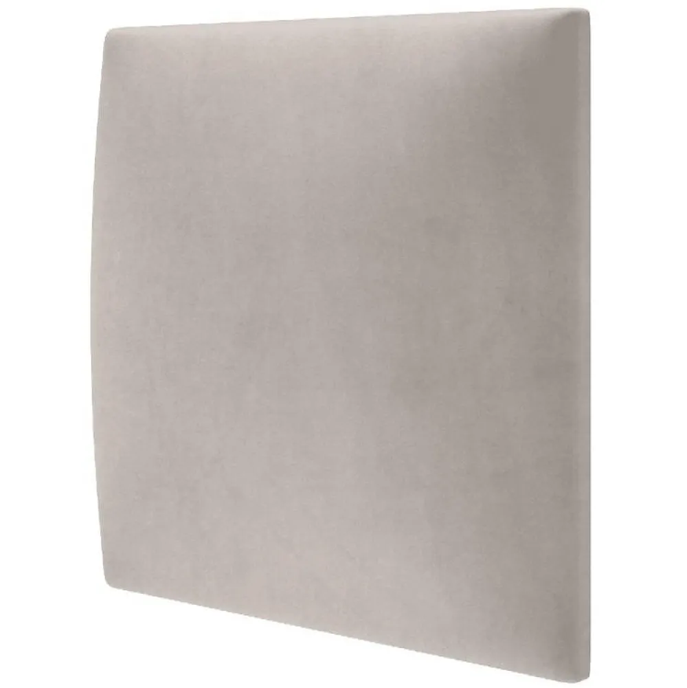 Decoon Coussin mural velours beige - 30 x 30- Panneau Mural Décoratif
