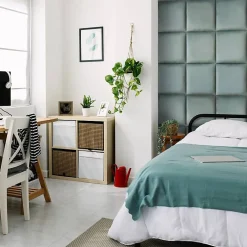 Decoon Panneau Mural Décoratif<Coussin mural velours vert pastel - 30 x 30