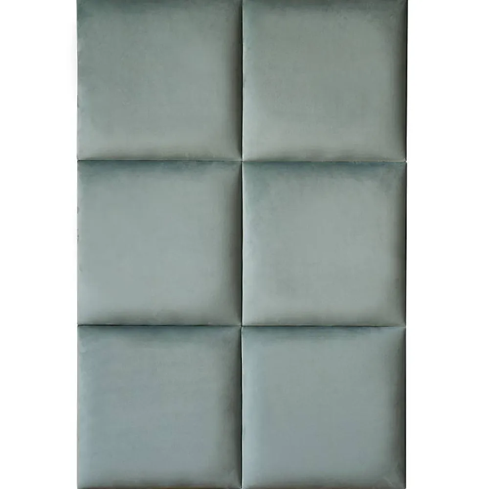 Decoon Panneau Mural Décoratif<Coussin mural velours vert pastel - 30 x 30