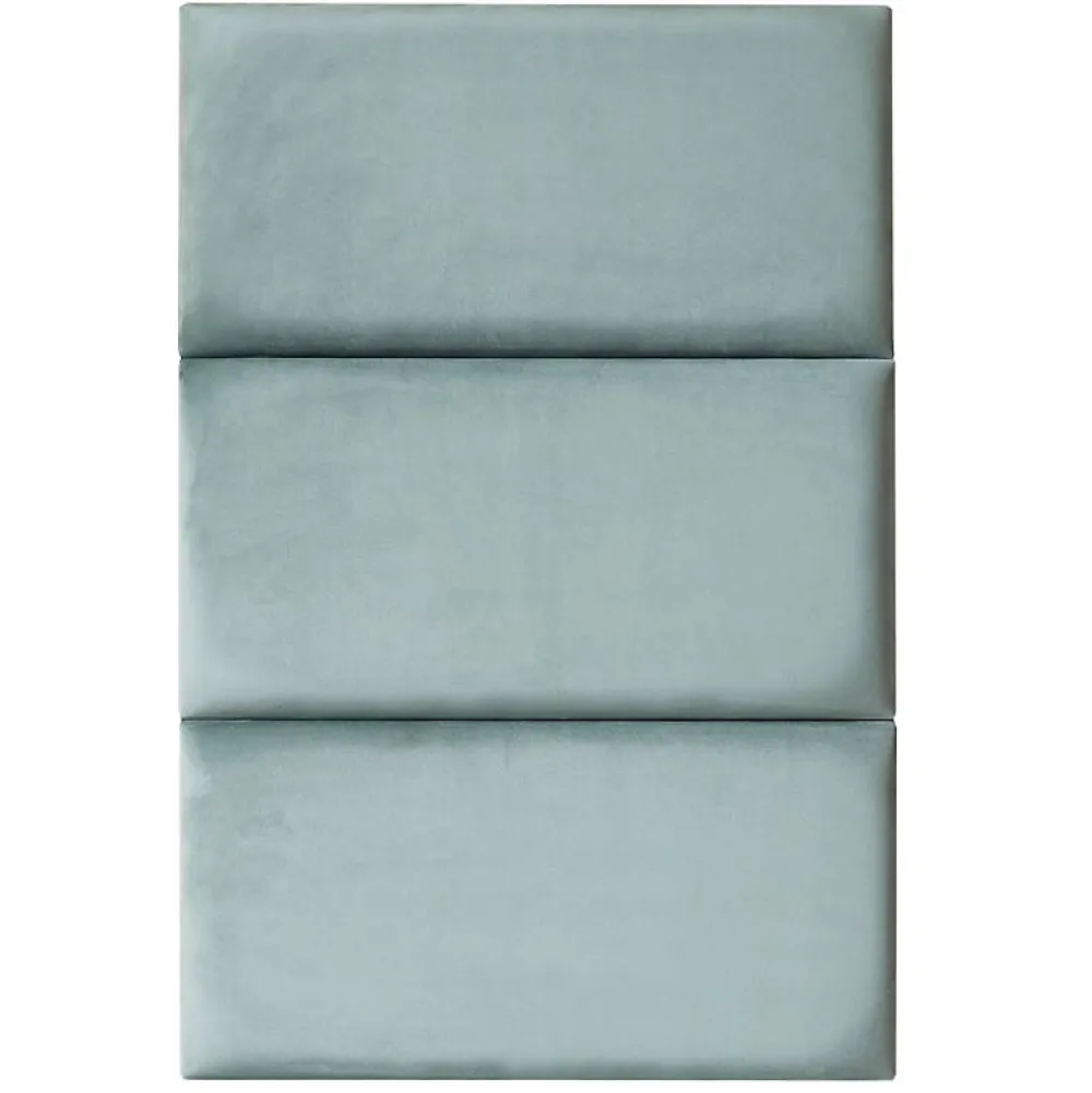 Decoon Panneau Mural Décoratif<Coussin mural velours vert pastel - 60 x 30