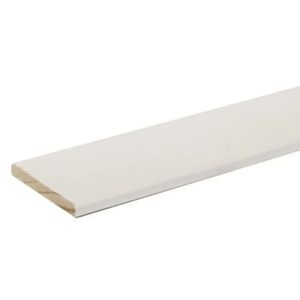 Couvre joint rabotée lisse blanc 250 x 37,5 cm- Lambris Mural