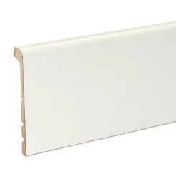 GoodHome Plinthe Bois|Plinthe Bois<Couvre-plinthe MDF Blanc 220 x 13,8 cm Décor 10 (vendue à la pièce)
