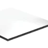 Sedpa France Crédence réversible blanc satiné / blanc brillant 2 x 1 m ép. 3 mm- Verre Synthétique