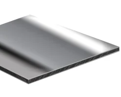 Sedpa France Verre Synthétique<Crédence réversible miroir / aluminium brut 1 x 0.50 m ép. 3 mm