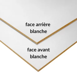 Creative Deco Panneau Bois, Osb, Mdf<10 x A3 Panneau MDF Blanc Double Face 420 x 300 x 3 mm - Feuille Planche Bois Brut - Découpe Laser, Pyrogravure