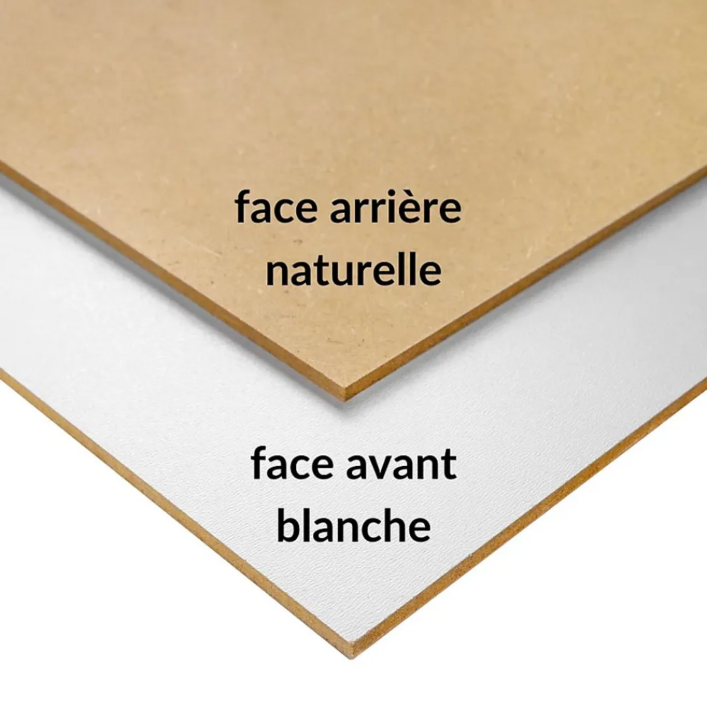 Creative Deco 10 x A3 Panneau MDF Blanc 420 x 300 x 3 mm - Planche Bois Brut - Bricolage, Découpe Laser, Gravure, Pyrogravure- Panneau Bois, Osb, Mdf