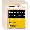 Creative Deco 10 x Contreplaqué 600 x 400 x 3mm (+/-0,5mm) - Bois Brut Bouleau - Panneau Découpe Laser - Pyrogravure Gravure- Panneau Bois, Osb, Mdf