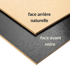 Creative Deco 10 x Panneau MDF Noir 600 x 400 x 3 mm - Planche Bois Brut - Idéal Bricolage, Découpe Laser, Gravure, Pyrogravure- Panneau Bois, Osb, Mdf