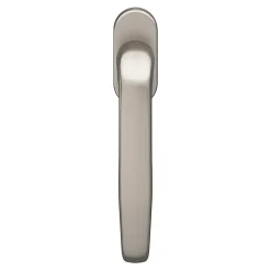GoodHome Poignée De Fenêtre<Crémone de fenêtre Govlin aluminium gris chromé L.13cm