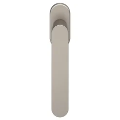 GoodHome Crémone de fenêtre Minzh aluminium gris chromé L.12cm- Poignée De Fenêtre