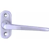 Crémone fenêtre 1/2 baton aluminium argent- Poignée De Fenêtre