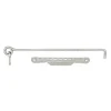 Afbat Crochet crémaillère à vis zingué 300 mm- Volet Battant