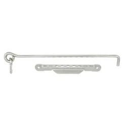 Afbat Crochet crémaillère à vis zingué 300 mm- Volet Battant