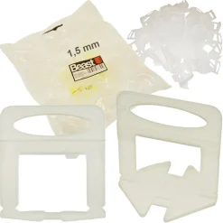 Beast Croisillons Autonivelants 1,5 mm pour Carreaux 2 à 12,5 mm - Lot de 100 - Précision et Facilité d'Installation -- Outils Du Carreleur